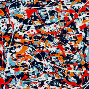 Jackson Pollock Style Canvas Art Print 3