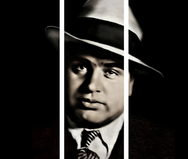 Al Capone Triptych Canvas Art Prints
