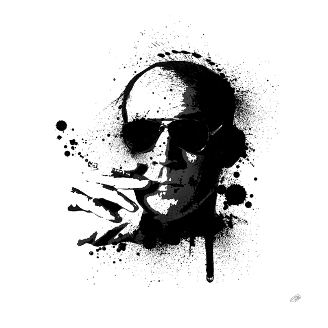 Hunter S. Thompson Canvas Art Print