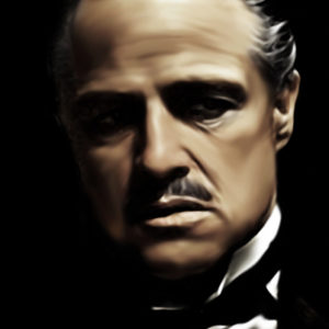 Vito Corleone The Godfather Canvas Art Print