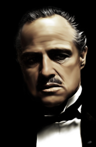 Vito Corleone The Godfather Canvas Art Print